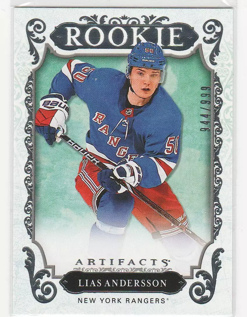 2018-19 Artifacts #177 Lias Andersson RC 944\999