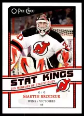 2010-11 O-Pee-Chee Stat Kings #SK16 Martin Brodeur