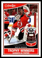 2010-11 O-Pee-Chee Trophy Winners #TW10 Martin Brodeur