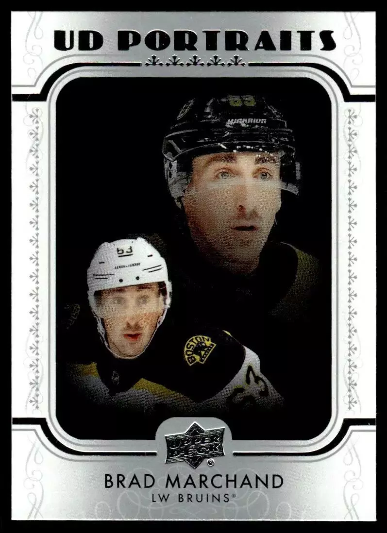2019-20 Upper Deck UD Portraits #P22 Brad Marchand