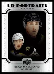 2019-20 Upper Deck UD Portraits #P22 Brad Marchand