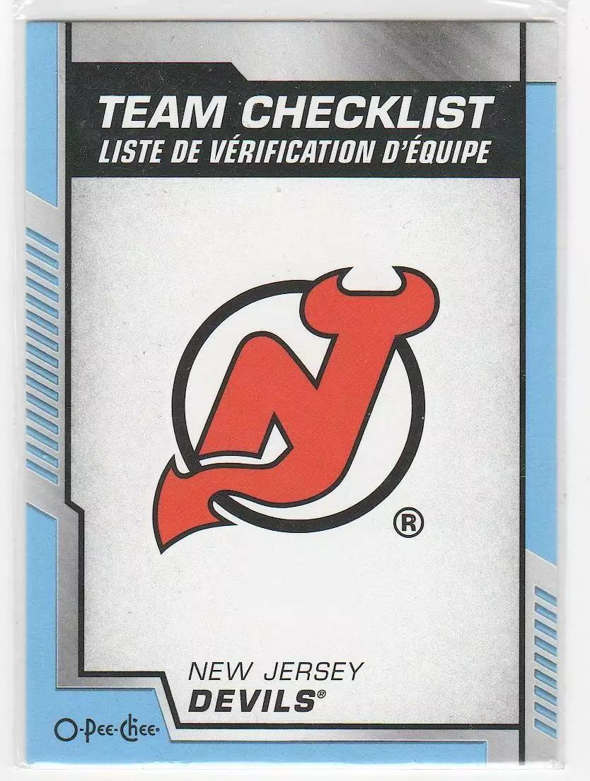 2019-20 O-Pee-Chee Blue Border #568 New Jersey Devils TC
