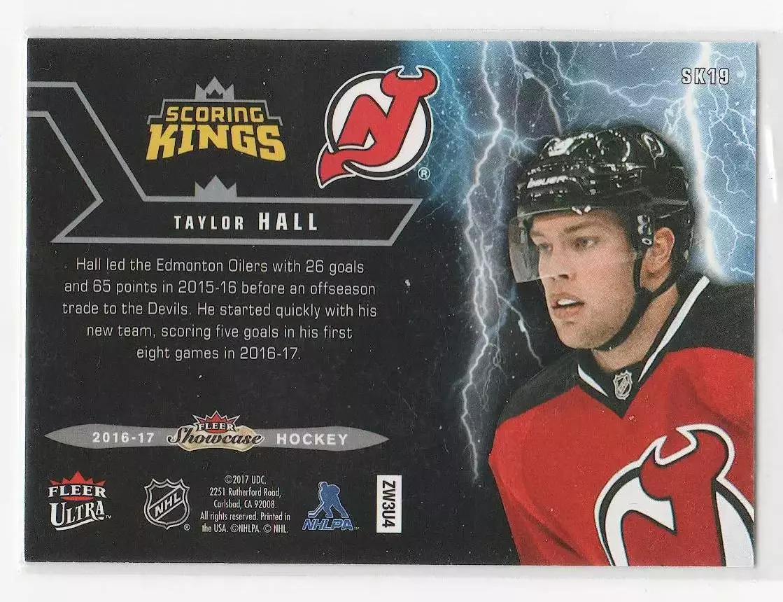 2016-17 Fleer Showcase Ultra Scoring Kings #SK19 Taylor Hall 1