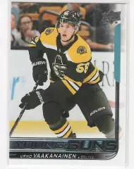 2018-19 Upper Deck #468 Urho Vaakanainen YG RC