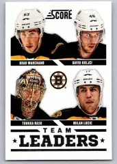 2013-14 Score #552 Rask TL/Marchand/Krejci/ Lucic