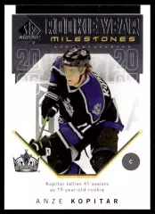 2018-19 SP Authentic Rookie Year Milestones #RYMAK Anze Kopitar