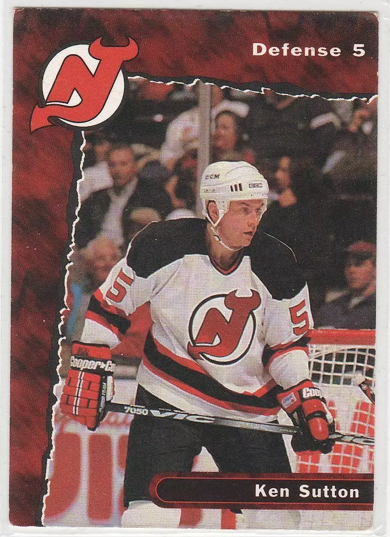 1996-97 Devils Team Issue #5 Ken Sutton