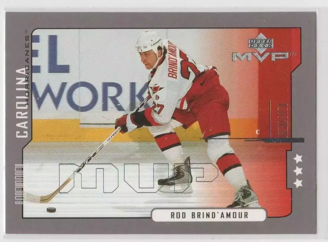 2000-01 Upper Deck MVP Third Stars #38 Rod Brind'Amour