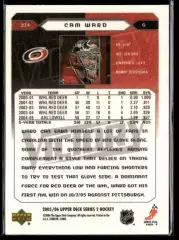 2005-06 Upper Deck Victory #274 Cam Ward RC