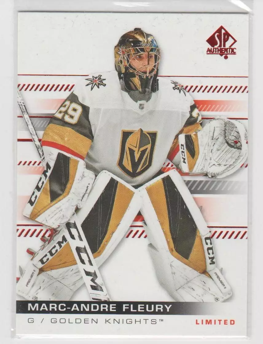 2019-20 SP Authentic Limited Red #16 Marc-Andre Fleury