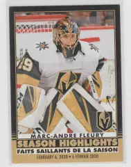 2020-21 O-Pee-Chee Retro Black #596 Marc-Andre Fleury SH 26\100