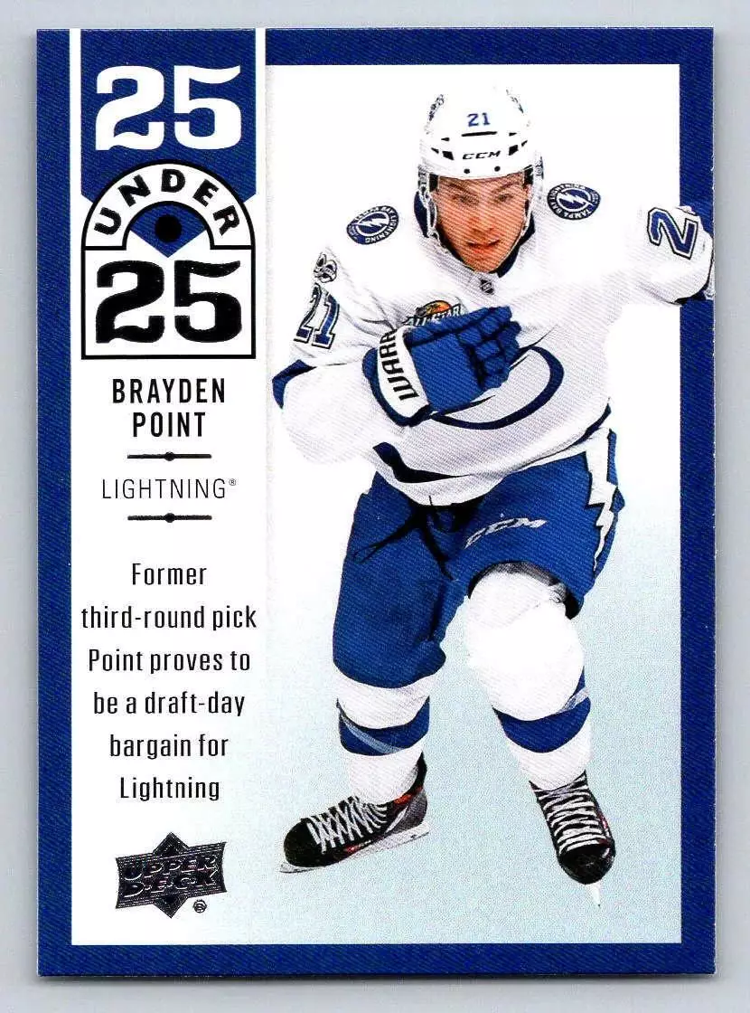 2018-19 Upper Deck 25 Under 25 #U2518 Brayden Point