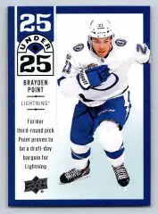 2018-19 Upper Deck 25 Under 25 #U2518 Brayden Point