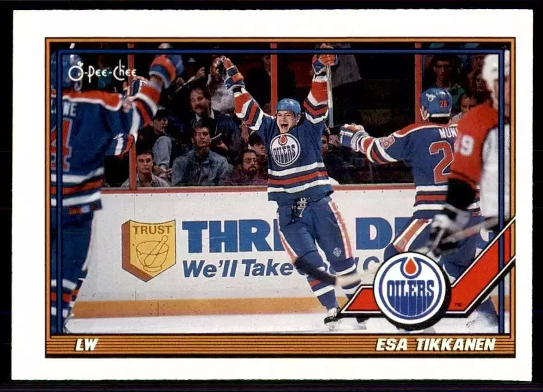 1991-92 O-Pee-Chee #378 Esa Tikkanen