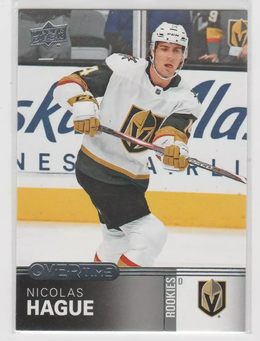 2019-20 Upper Deck Overtime #111 Nicolas Hague RC