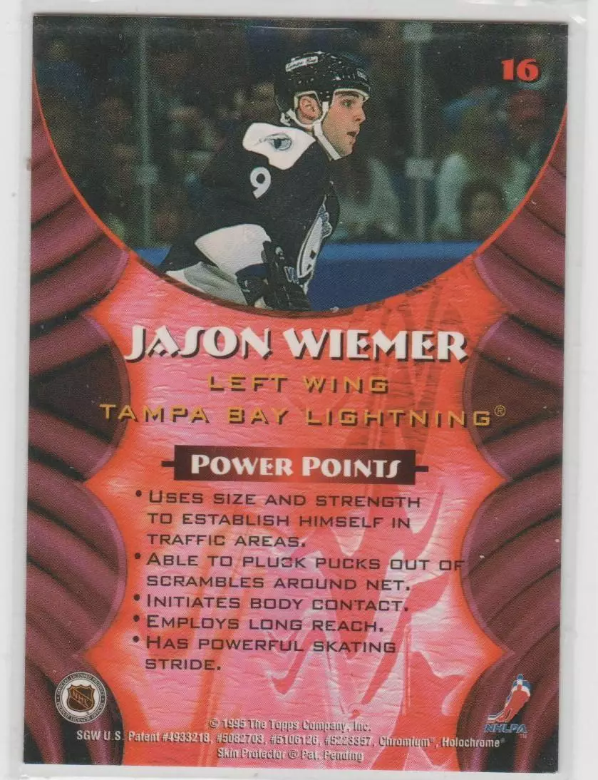1994-95 Finest Bowman's Best #R16 Jason Wiemer 1