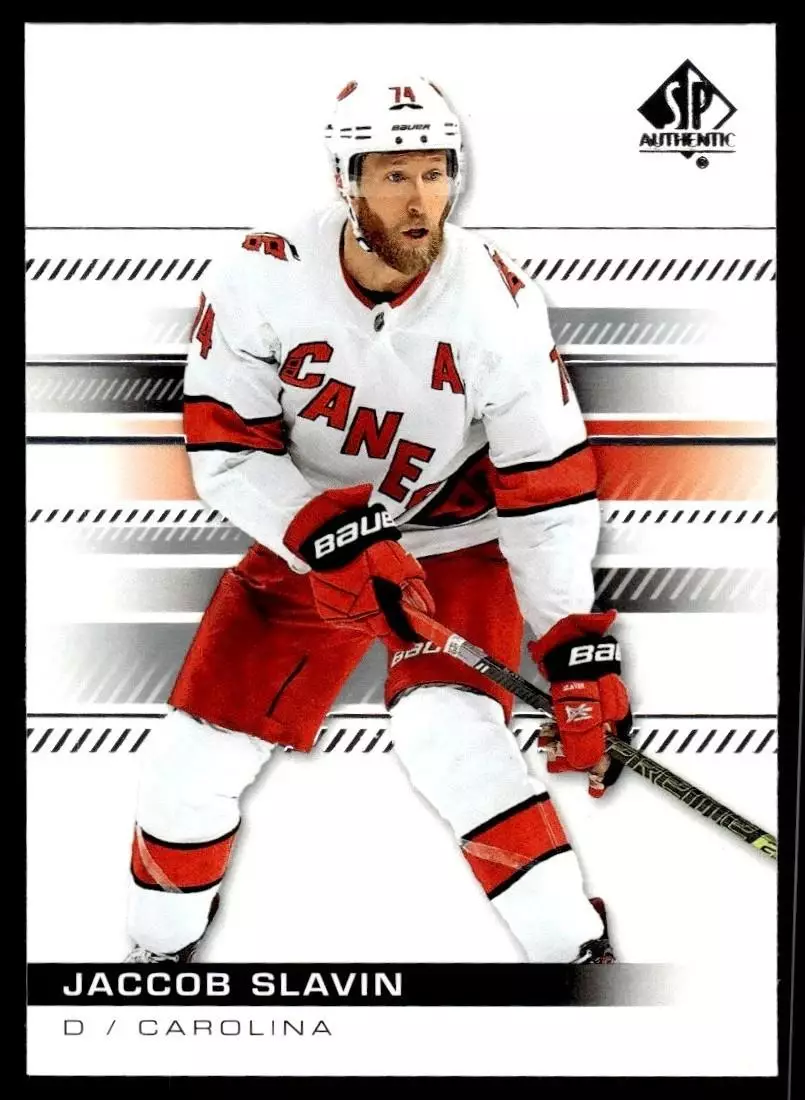 2019-20 SP Authentic #80 Jaccob Slavin