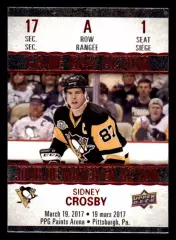 2017-18 Upper Deck Tim Hortons Game Day Action #GDA1 Sidney Crosby