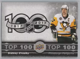 2017-18 Upper Deck Tim Hortons Top 100 #TOP1 Sidney Crosby
