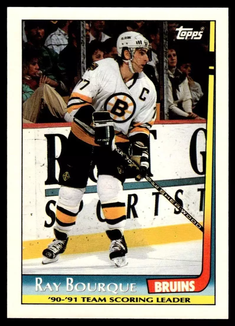1991-92 Topps Team Scoring Leaders #19 Ray Bourque