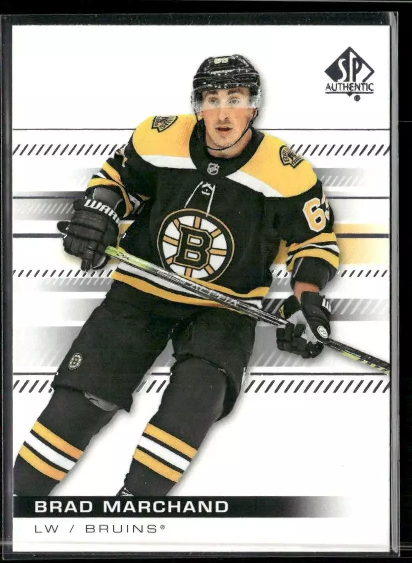 2019-20 SP Authentic #30 Brad Marchand