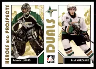 2007-08 ITG Heroes and Prospects #99 Roberto Luongo/Brad Marchand