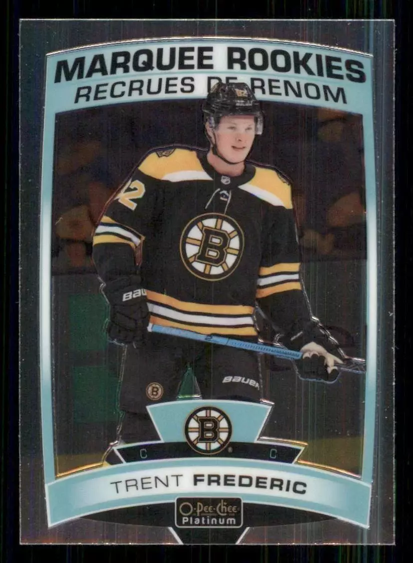 2019-20 O-Pee-Chee Platinum #191 Trent Frederic RC\enforcer