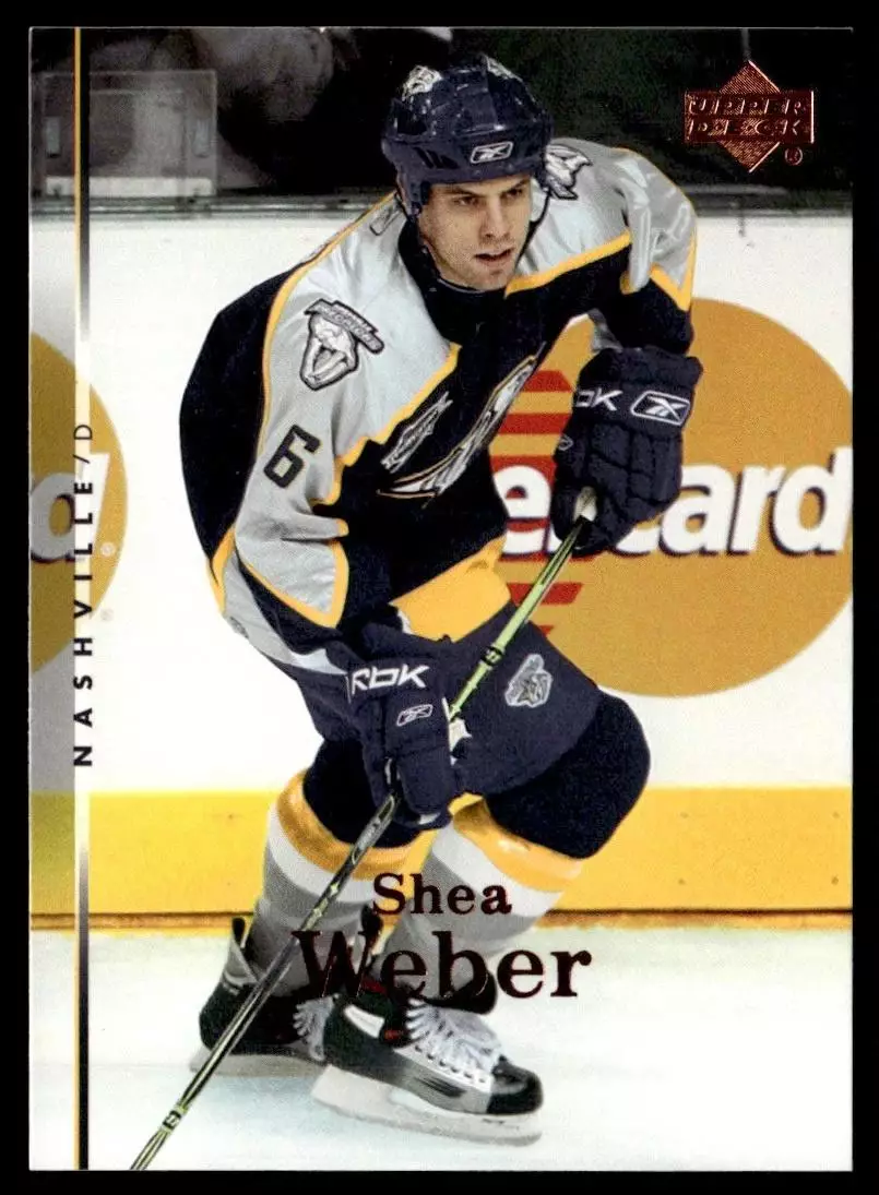 2007-08 Upper Deck #10 Shea Weber