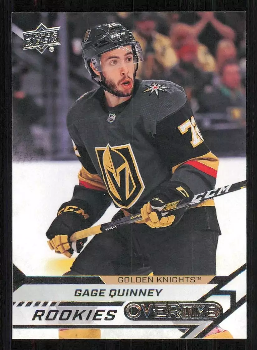 2020-21 Upper Deck Overtime #44 Gage Quinney RC
