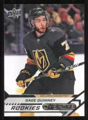 2020-21 Upper Deck Overtime #44 Gage Quinney RC