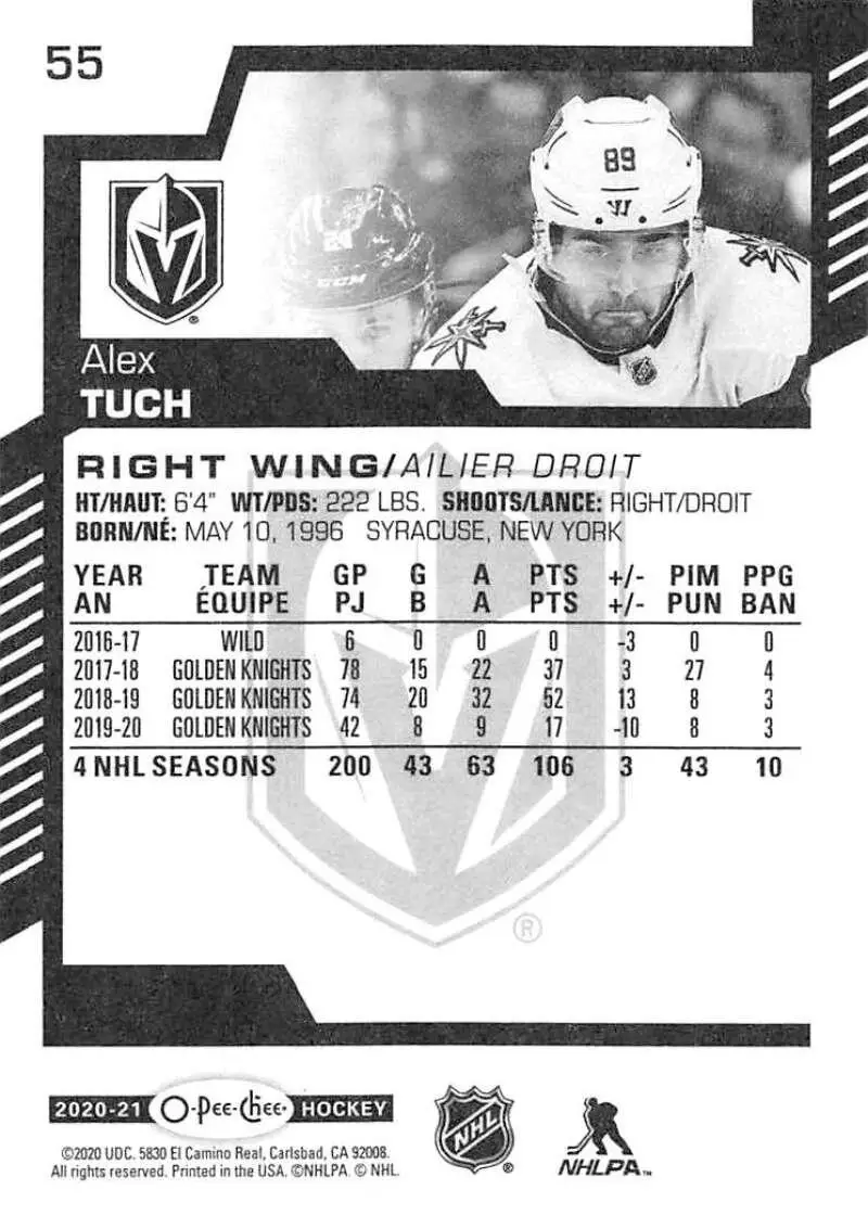 2020-21 O-Pee-Chee #270 Nicolas Hague 1