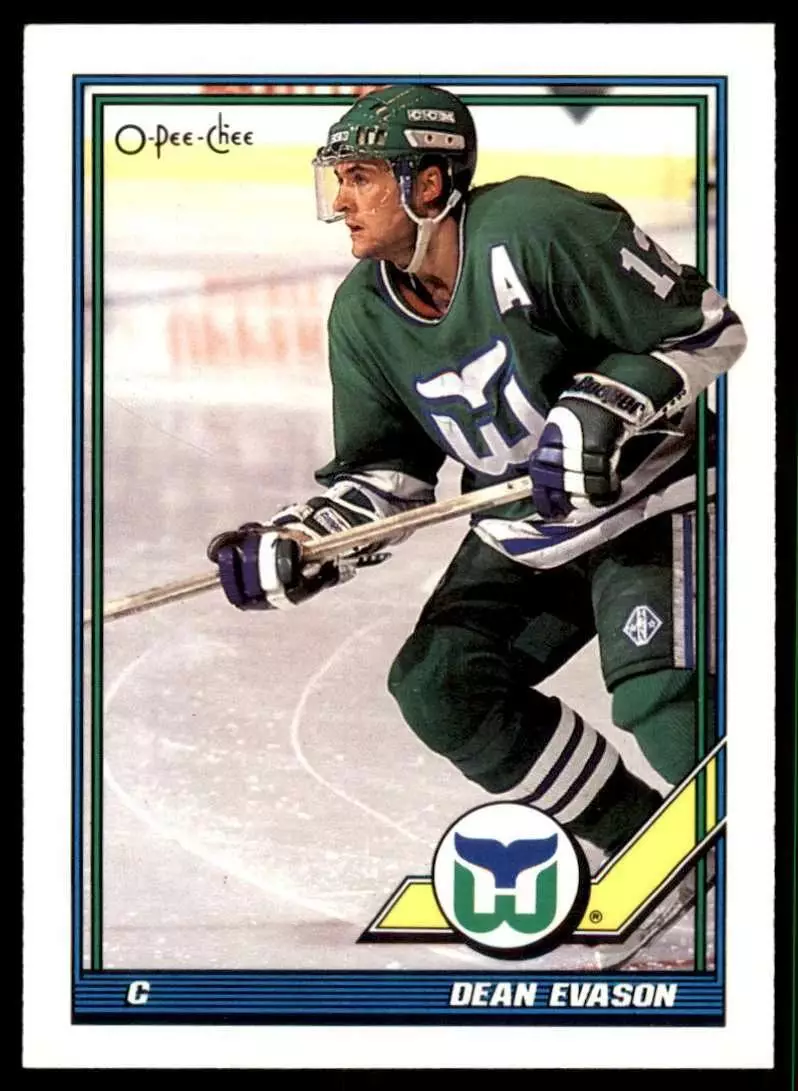 1991-92 O-Pee-Chee #325 Dean Evason
