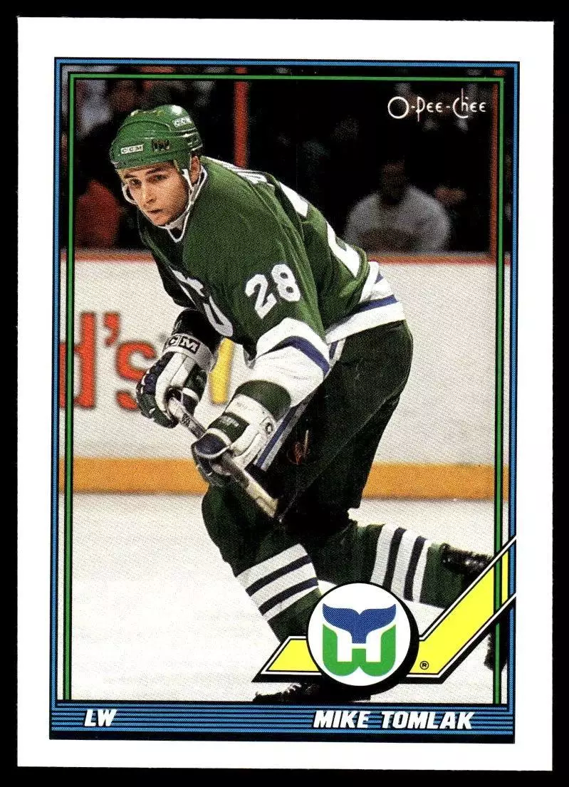 1991-92 O-Pee-Chee #410 Mike Tomlak