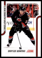 2011-12 Score #103 Drayson Bowman