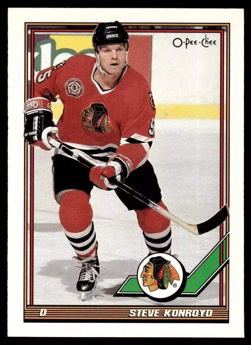 1991-92 O-Pee-Chee #366 Steve Konroyd