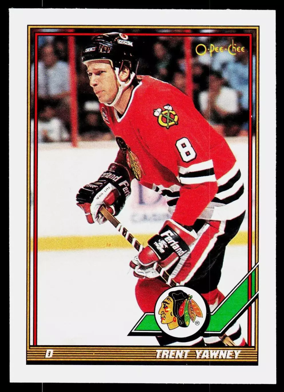1991-92 O-Pee-Chee #255 Trent Yawney