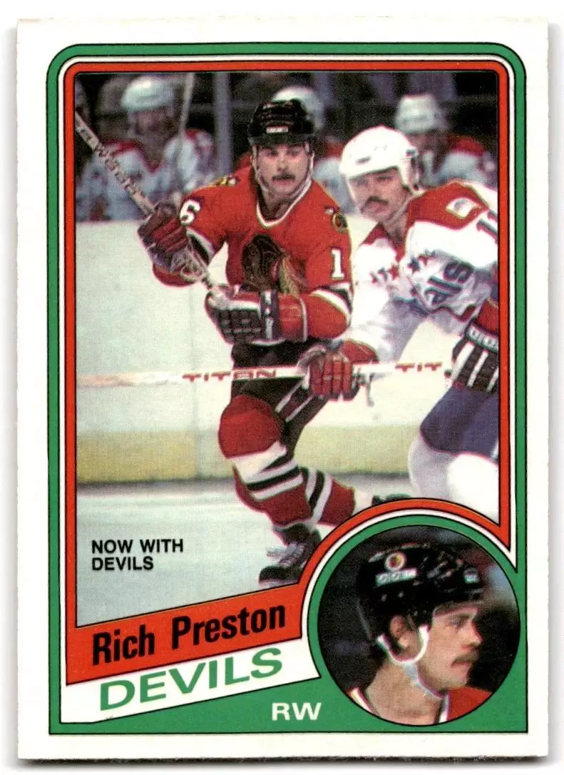 1984-85 O-Pee-Chee #118 Rich Preston