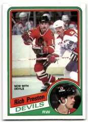 1984-85 O-Pee-Chee #118 Rich Preston