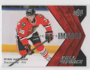 2015-16 Upper Deck Full Force Immediate Impacts #IIRH Ryan Hartman