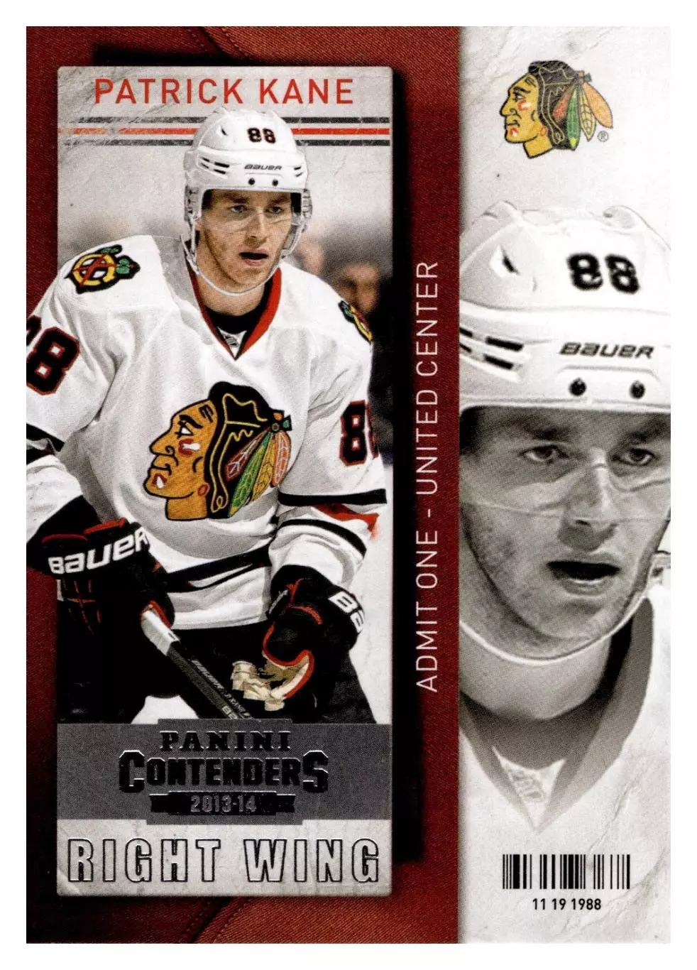 2013-14 Panini Contenders #3 Patrick Kane