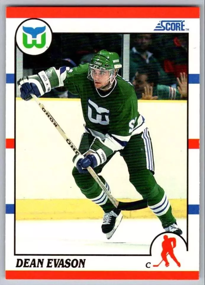1990-91 Score #259A Dean Evason