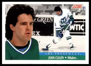 1991-92 Score Canadian Bilingual #311 John Cullen FRAN