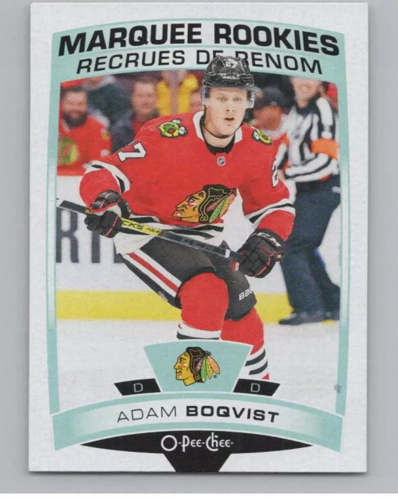 2019-20 O-Pee-Chee #616 Adam Boqvist RC