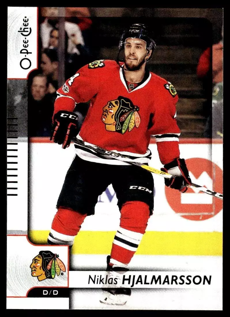 2017-18 O-Pee-Chee #210 Niklas Hjalmarsson