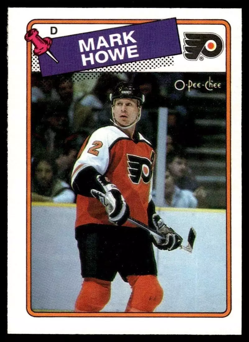 1988-89 O-Pee-Chee #6 Mark Howe