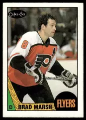 1987-88 O-Pee-Chee #128 Brad Marsh
