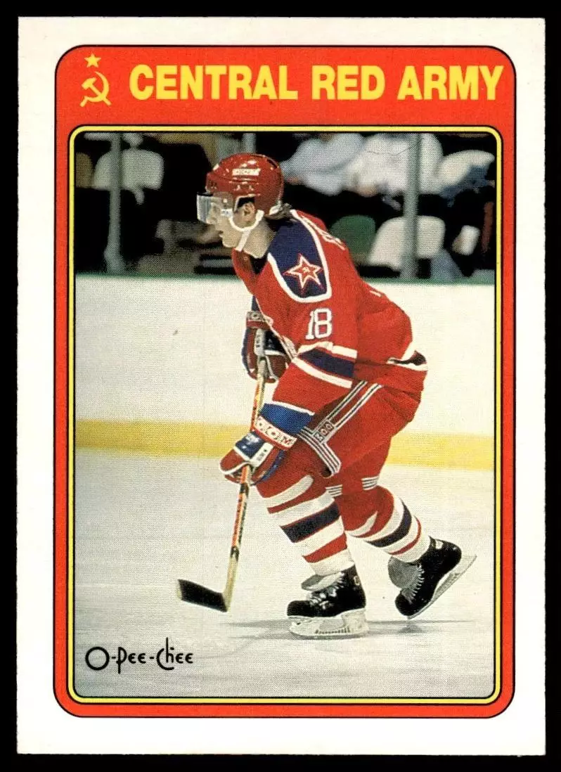 1990-91 O-Pee-Chee Red Army #19R Sergei Fedorov