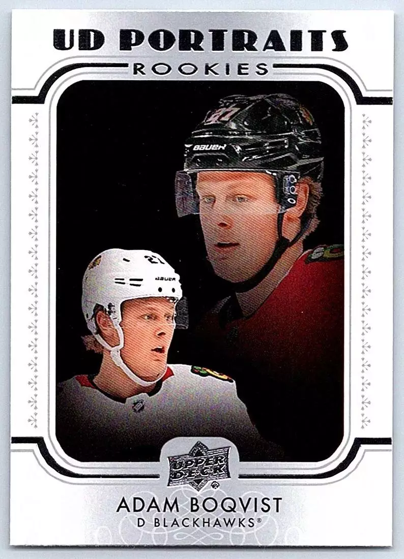 2019-20 Upper Deck UD Portraits #P73 Adam Boqvist