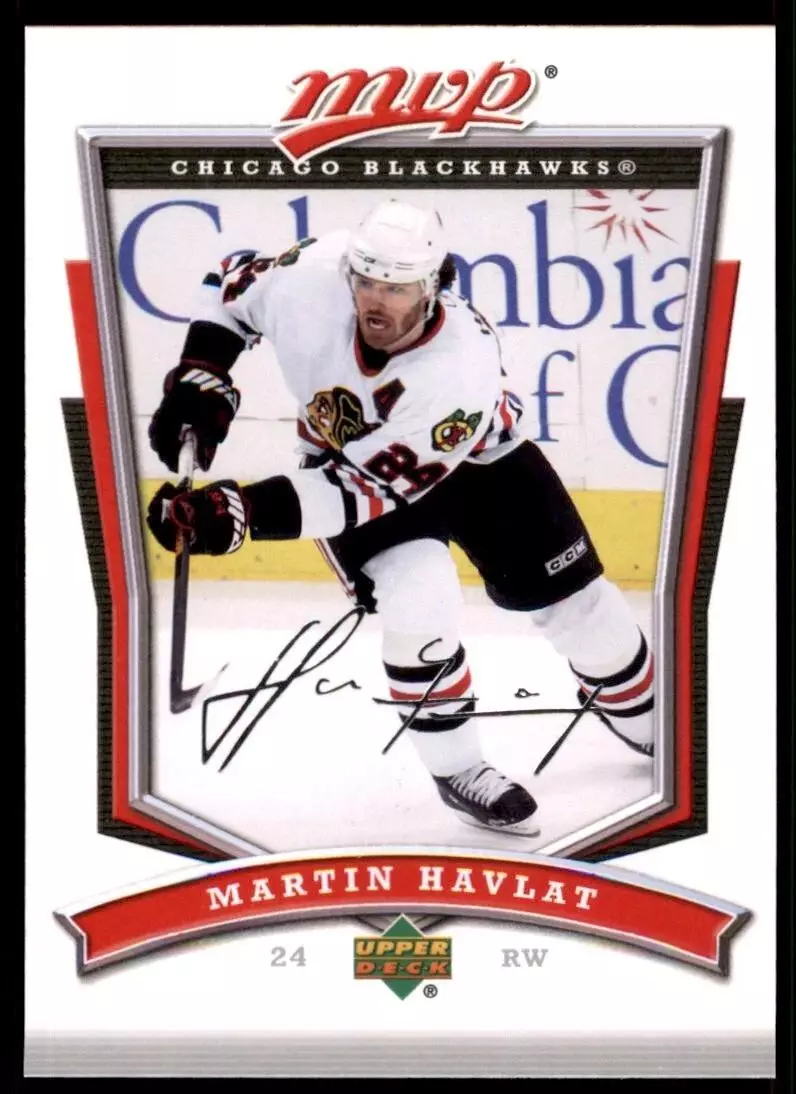 2007-08 Upper Deck MVP #12 Martin Havlat