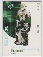 2002-03 SPx #188 Jason Bacashihua RC 802\999
